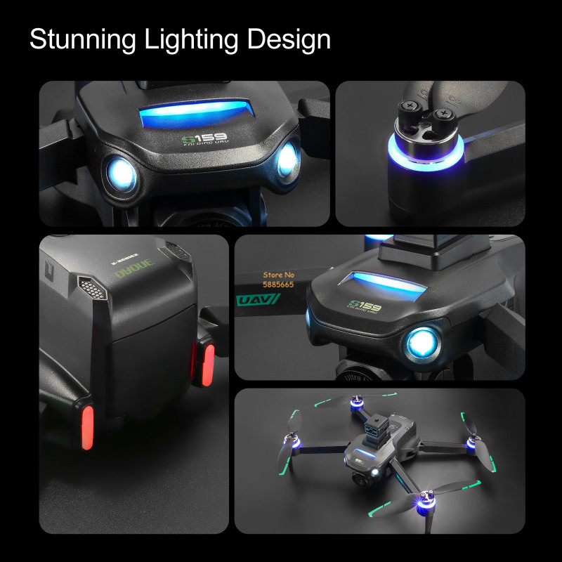 8K Dual Camera 5G WIFI FPV Rem - Rc Helicopter Case recension och pris