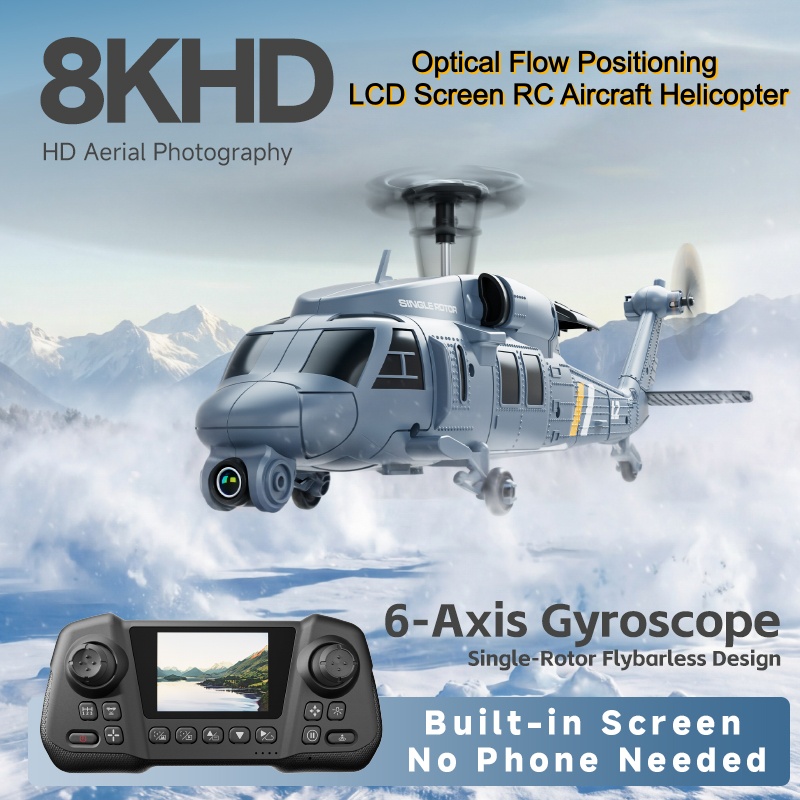 Military Remote Control Screen - Rc Helicopter Single Rotor recension och pris