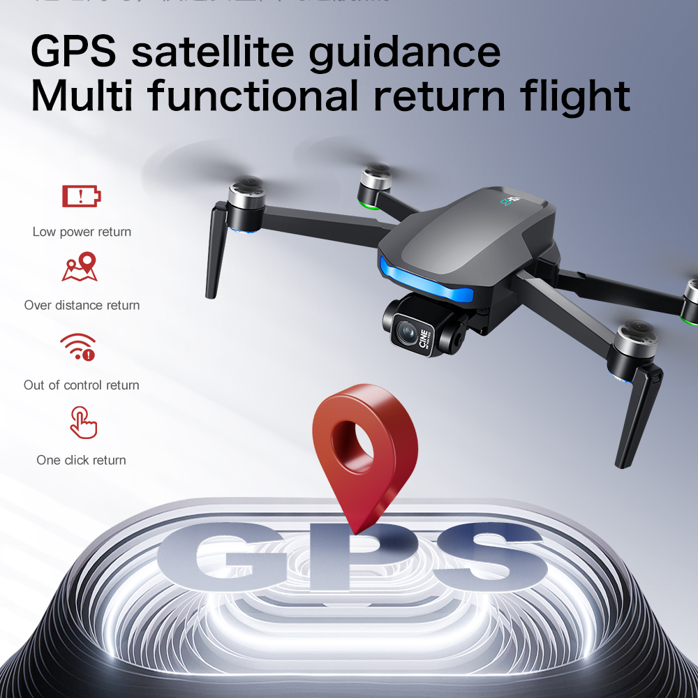 New S-X1 MAX Drone GPS 8K Prof - Rc Helicopter Case recension och pris