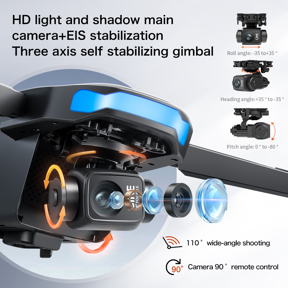 New S-X1 MAX Drone GPS 8K Prof - Rc Helicopter Case recension och pris