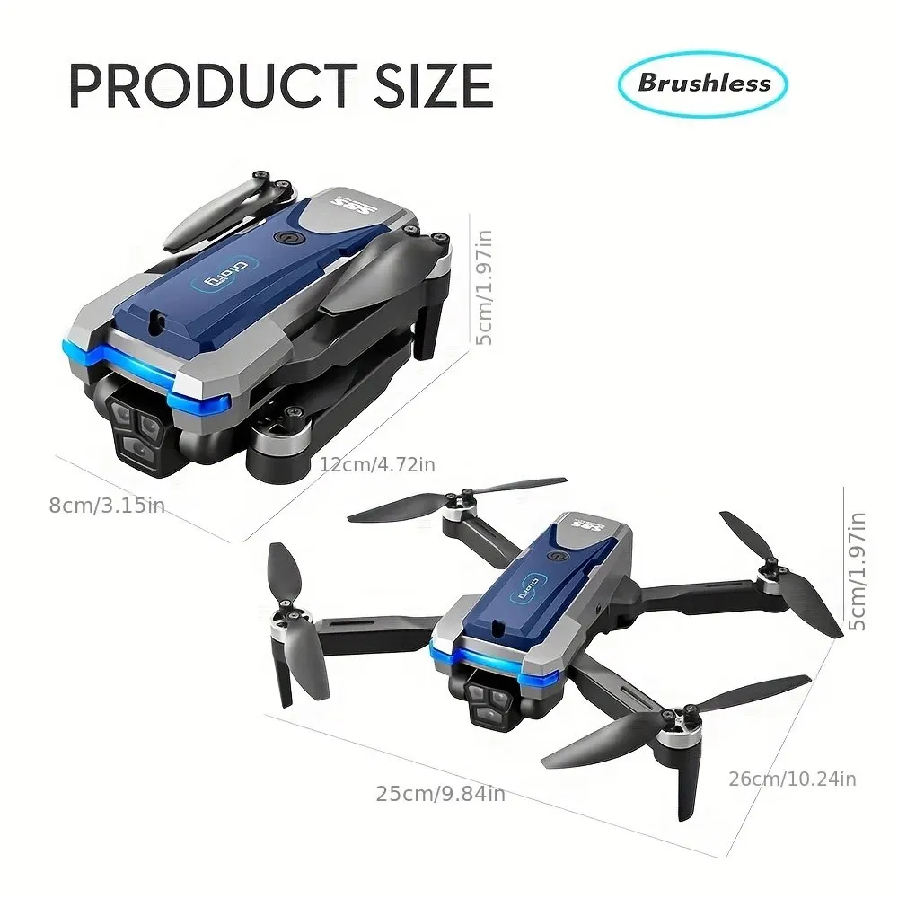 S8S GPS Drone 5G Wifi 8K HD Du - Rc Helicopter Case recension och pris